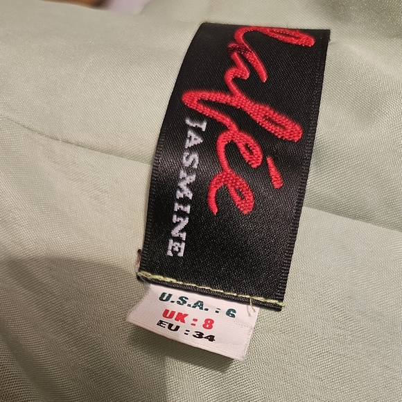 Jasmine Light Green Mini Dress - Picture 6 of 6